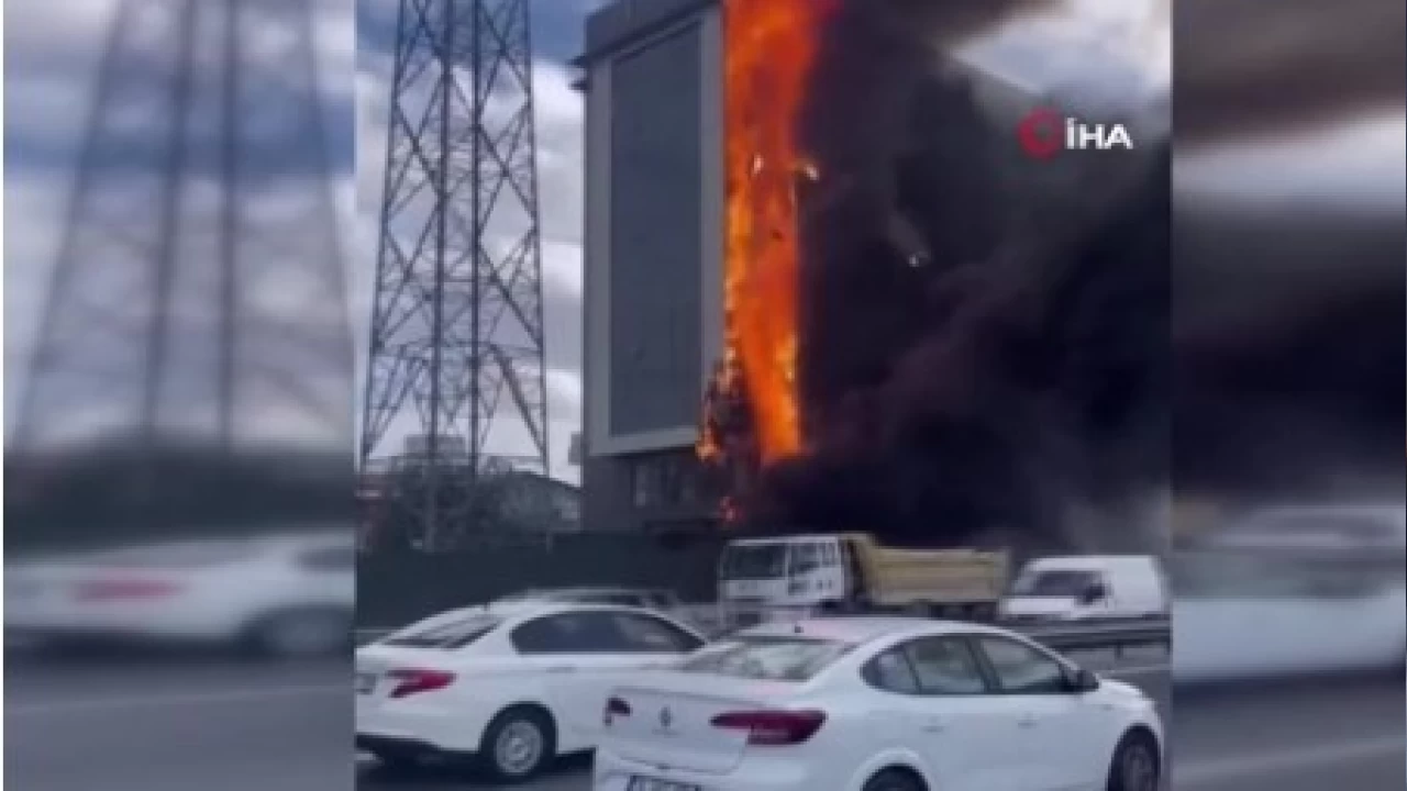 Bahçelievler'de özel bir okulda yangın