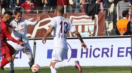 Bandırmaspor ikinci yarı için iddialı