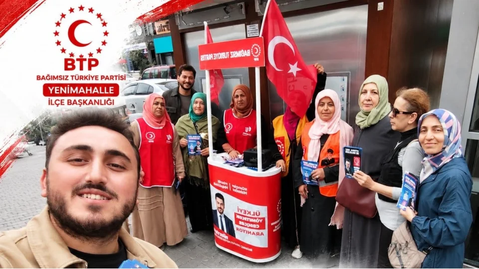 Başkentte BTP rüzgârı: Yenimahalle'de yoğun saha çalışması