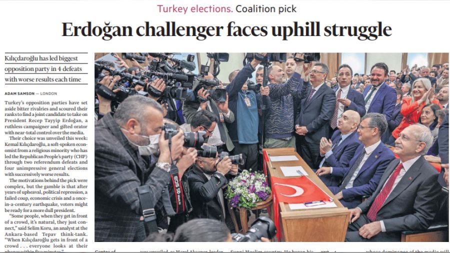 Batı medyasında Kılıçdaroğlu'na ilgi artıyor