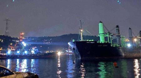 Bebek'te karaya oturan gemi kurtarıldı