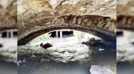 Bir tarihi menfez daha bulundu