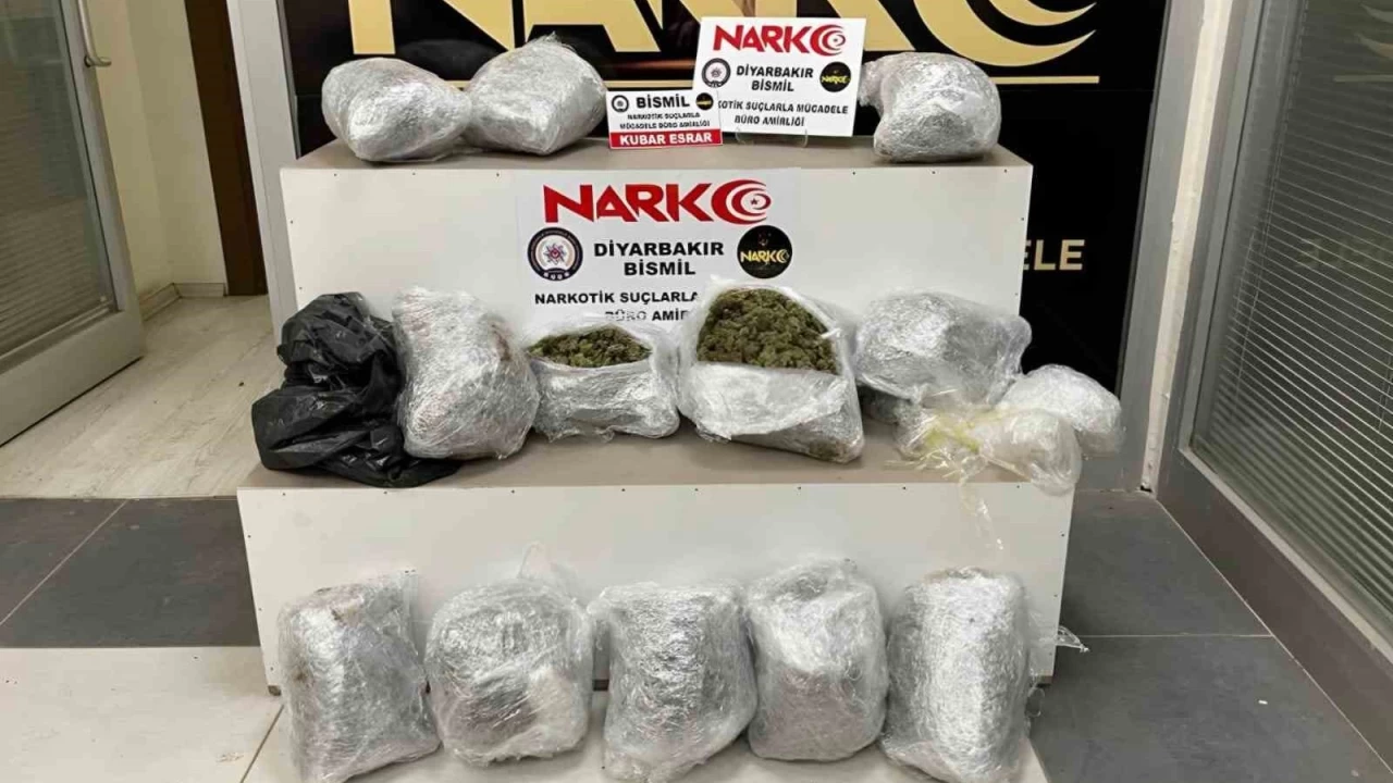 Bismil'de araçta 15 kilo esrar ele geçirildi: 1 tutuklama