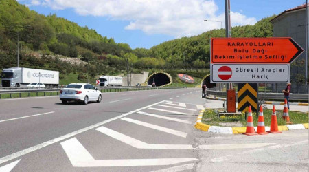 Bolu Dağı Tüneli'nin İstanbul yönü trafiğe kapatılıyor