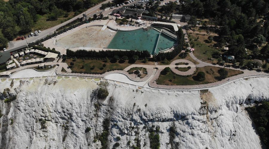 Bolu’nun Pamukkalesi 'Akkayalar travertenleri'