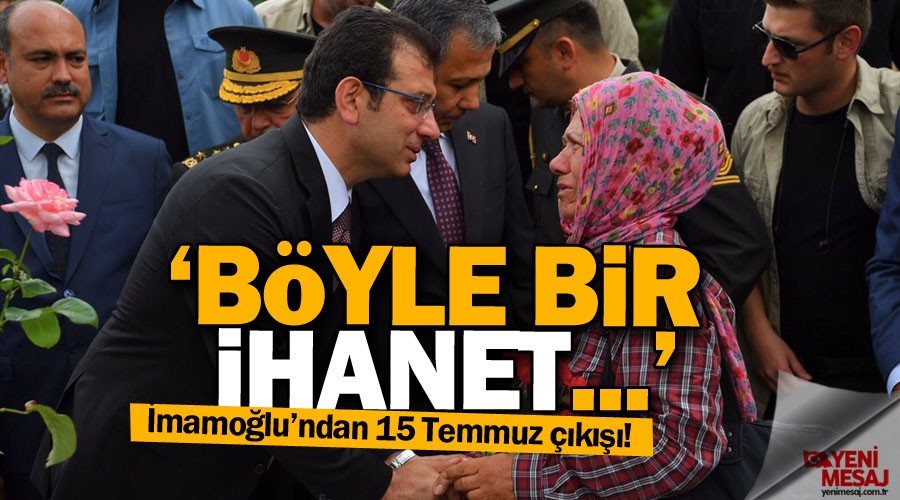'B�yle bir ihanet bir daha ya�anmas�n'