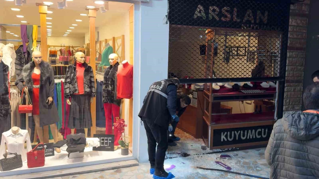 Bursa'da kuyumcu soygunu: 