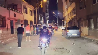 Bursa'da sokaklar abluka alt�na al�nd�