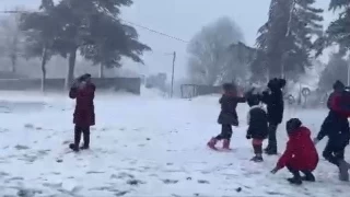 Çanakkale'de okullara kar tatili