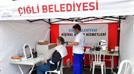 Çiğli Belediyesi kişisel bakım birimi deprem bölgesinde