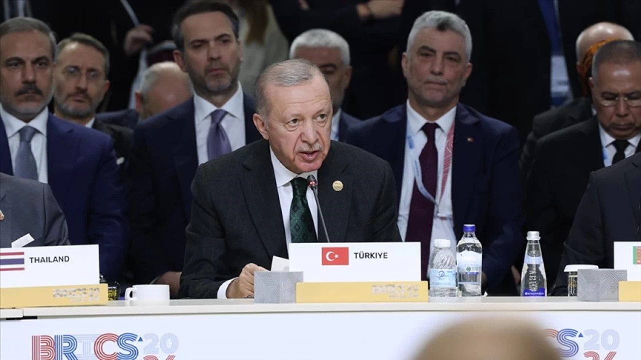 Cumhurbaşkanı Erdoğan, "Genişletilmiş BRICS+ Oturumu"nda konuştu