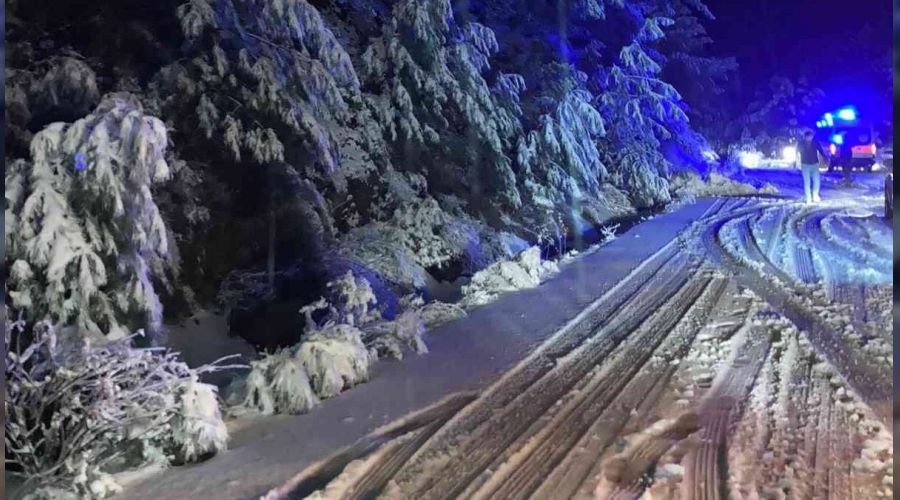 Data'da kar yollar kapatt