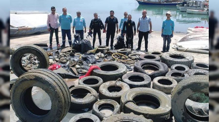 Denizden traktör tekeri de çıktı, klozet de