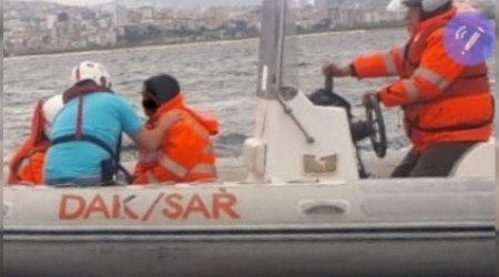 Denize atlayan kadın, 2 bin 500 metre açıkta kurtarıldı