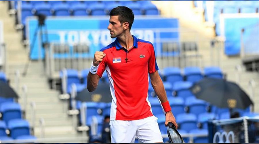 Djokovic Tokyo'da zorlanmad�