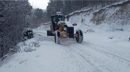 Düzce'de 130 köy yolu ulaşıma kapandı