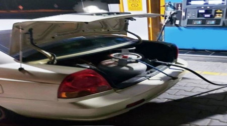 Dzenek kurup LPG pompasyla mutfak tp doldurdular