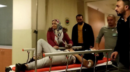 Ehliyetsiz src evin duvarna arpt: 4 yaral