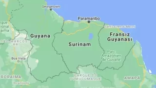 En bunaltıcı hava Surinam'da