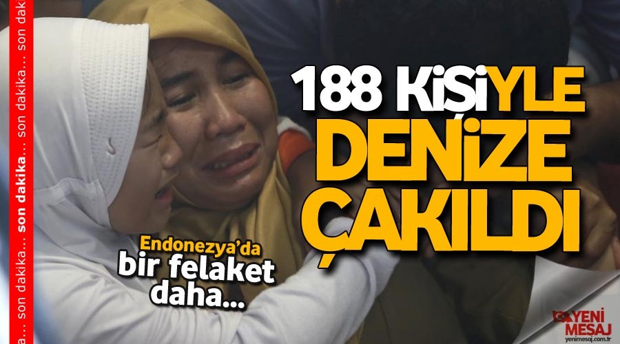Endonezya'da bir felaket daha