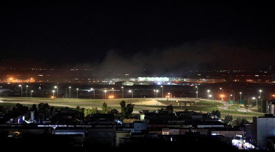 Erbil'e roketli saldırı
