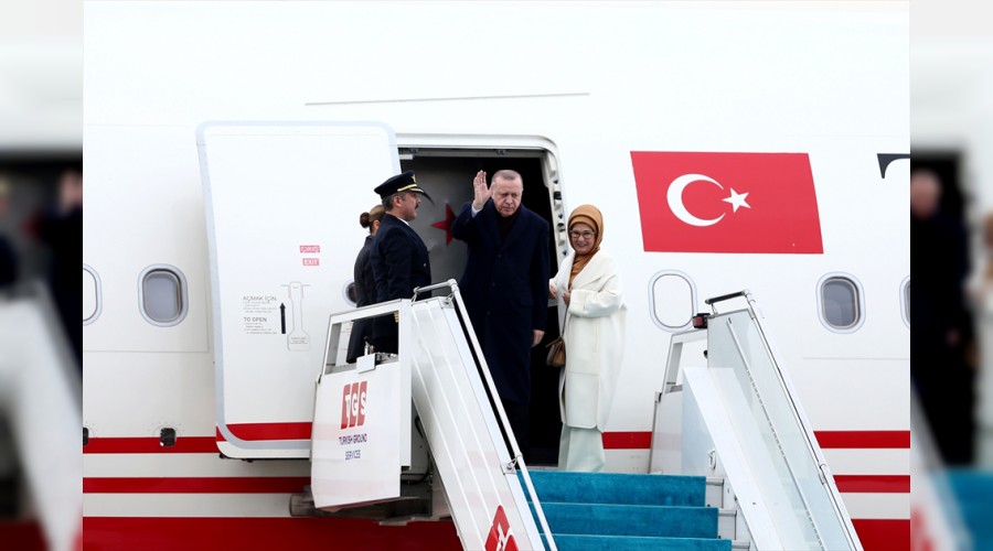 Erdo�an ilk kez Gambiya'da