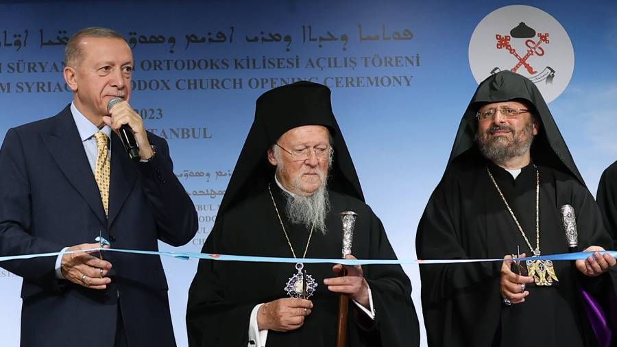 Erdoğan kilise açılışında konuştu: Başkenti Kudüs olan bir Filistin devletinin hayata geçirilmesi artık ertelenemez bir ihtiyaçtır