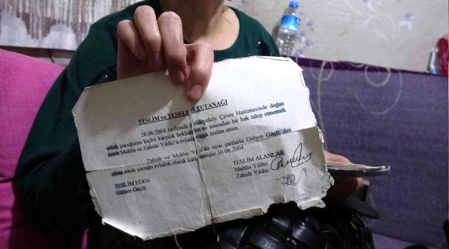 Evlatl�k verdi�i o�lunu �lmeden �nce bir kez g�rmek istiyor.