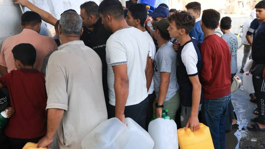 Filistin ��i�leri Bakanl���: Gazze �eridi'nde halk temiz su bulam�yor