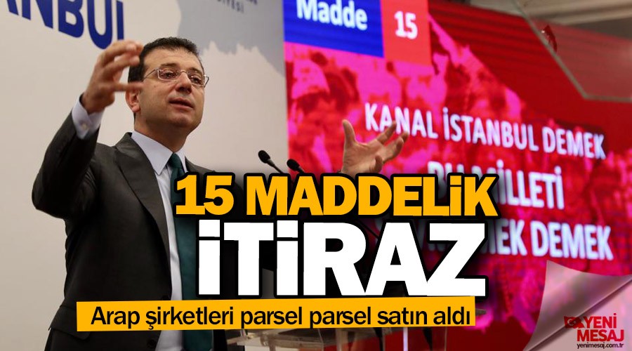 'Kanal İstanbul cinayet projesi'
