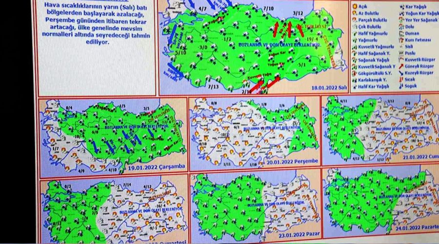 Geçen yılın en yüksek sıcaklık 49.1 olarak Cizre'de ölçüldü