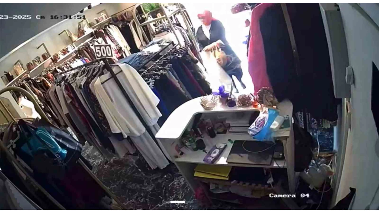 Geldi, 10 saniyede �ald� ve gitti