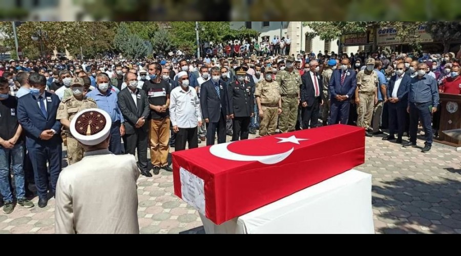 Giresun şehidi Osmaniye'de toprağa verildi