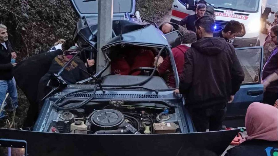 Giresun'da feci kaza: 1 ölü, 3 yaralı