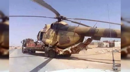 Hafter'e ait helikopter ele geirildi