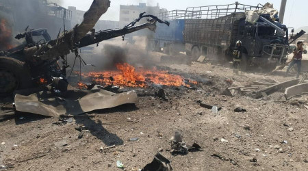 Halep'te bomba yüklü araç patladı: 7 yaralı
