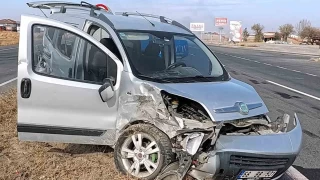 Hastaneden dnen kar koca kaza yapp hastanelik oldu