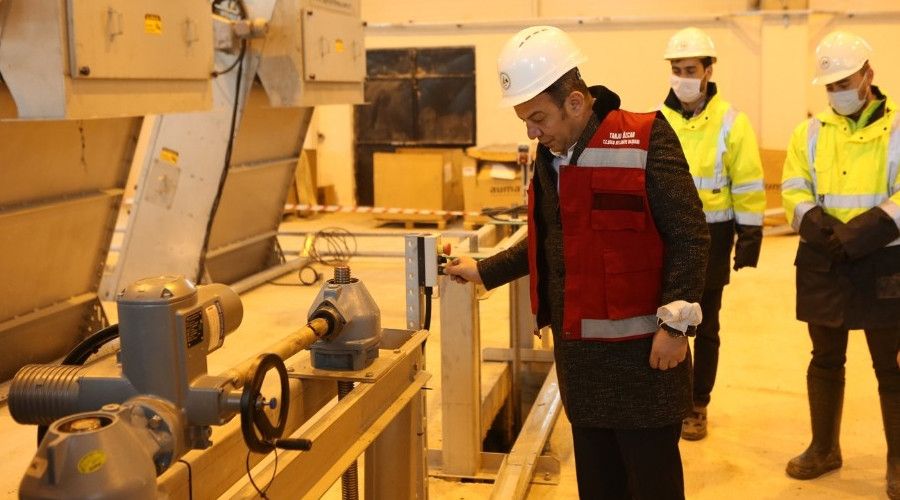 İleri Biyolojik Su Arıtma Tesisi'nde ilk test yapıldı