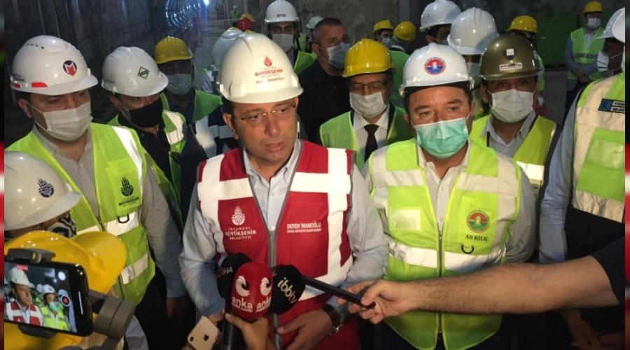 İmamoğlu metro hattında incelemelerde bulundu