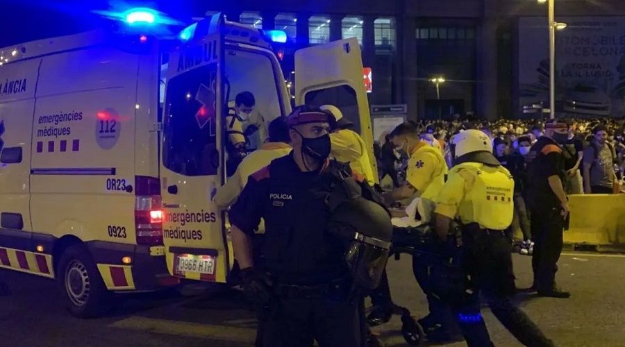 İspanya'da gençlere polis müdahalesi: 43 yaralı, 20 gözaltı