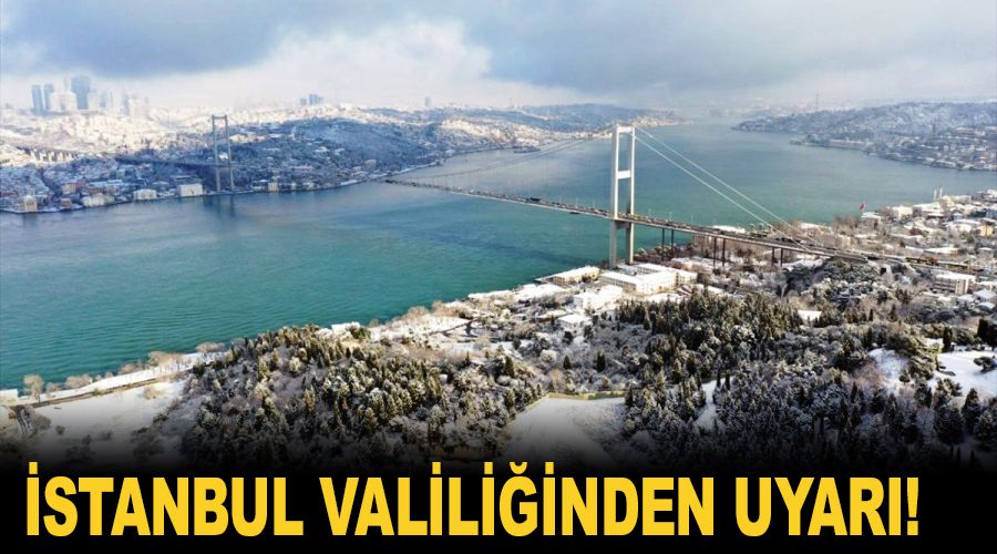 stanbul Valiliinden uyar