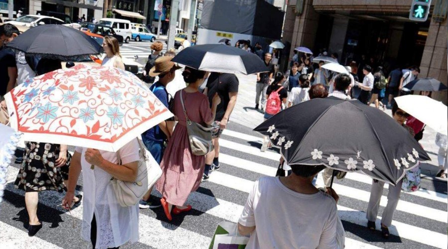 Japonya'da Eylül'de rekor sıcaklık