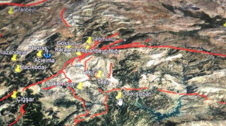 Kahramanmaraş'ta 4,3 büyüklüğünde deprem