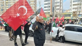 Kahramanmaraş'ta şehitler ve Gazze için yürüyüş yapıldı