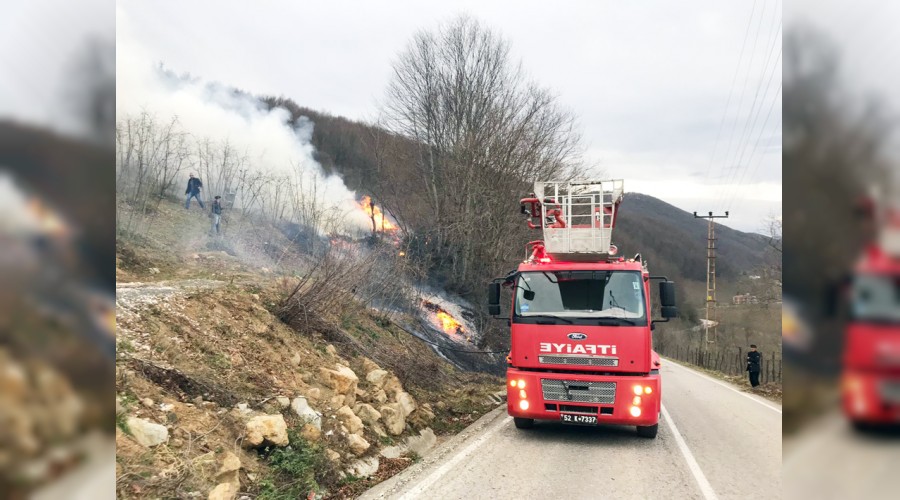 Karadeniz'i alevler sardı