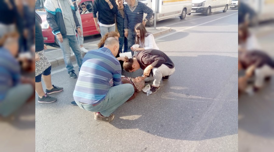 Karşıya geçerken canından oluyordu