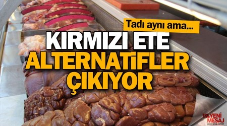 Kırmızı ete alternatifler çıkıyor