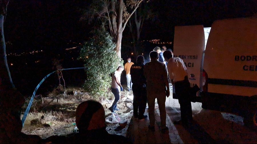 Kum dolu çuval içerisinde ceset bulundu