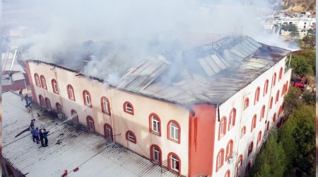 Kur'an kursu binasında yangın