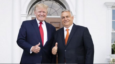 Macar Orban'a Trump yanllarndan byk alk!
